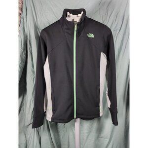 The North Face Women's Flight Series Jacket Teal And Green Full Zip Pockets Sz L